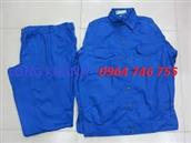 Cty Long Khánh Quần áo màu xanh công nhân